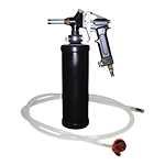 High pressure spray guns
